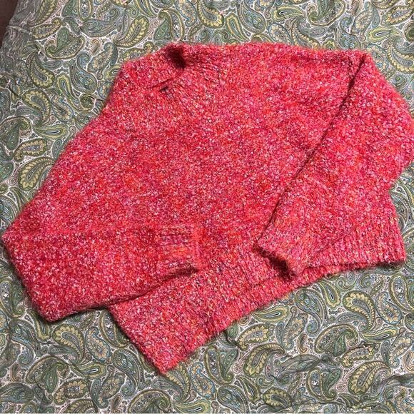 Free People Confetti Eyelash Knit Mock Neck Sweater S - Picture 4 of 15